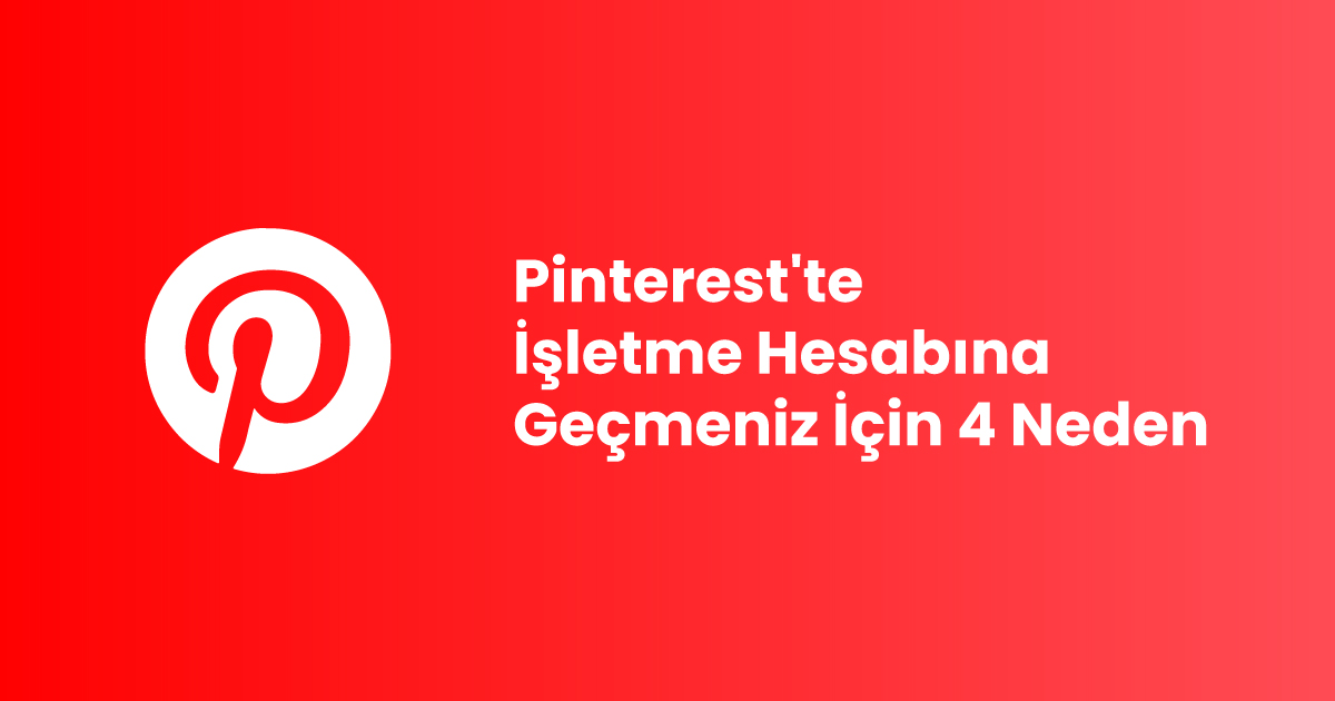 Pinterest'te İşletme Hesabı